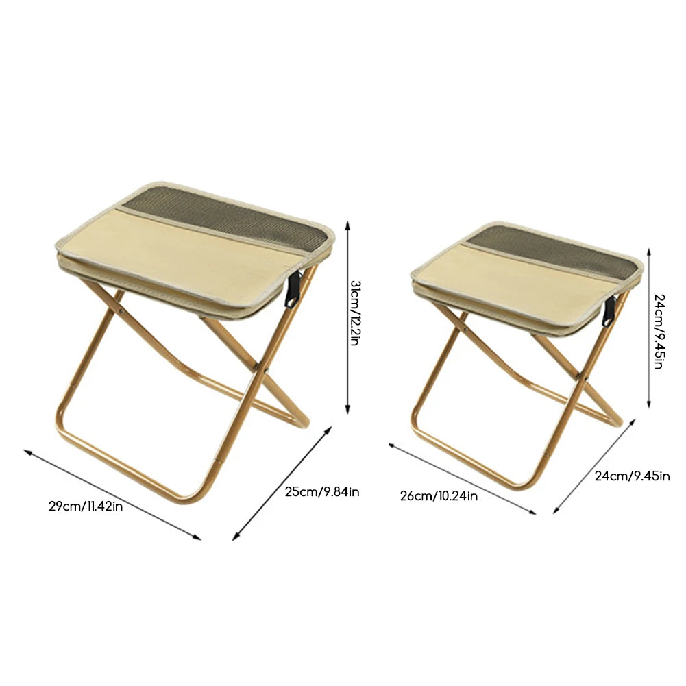 PackMate™ Folding Backpack Stool – Compact Outdoor Seat with Carry Bag