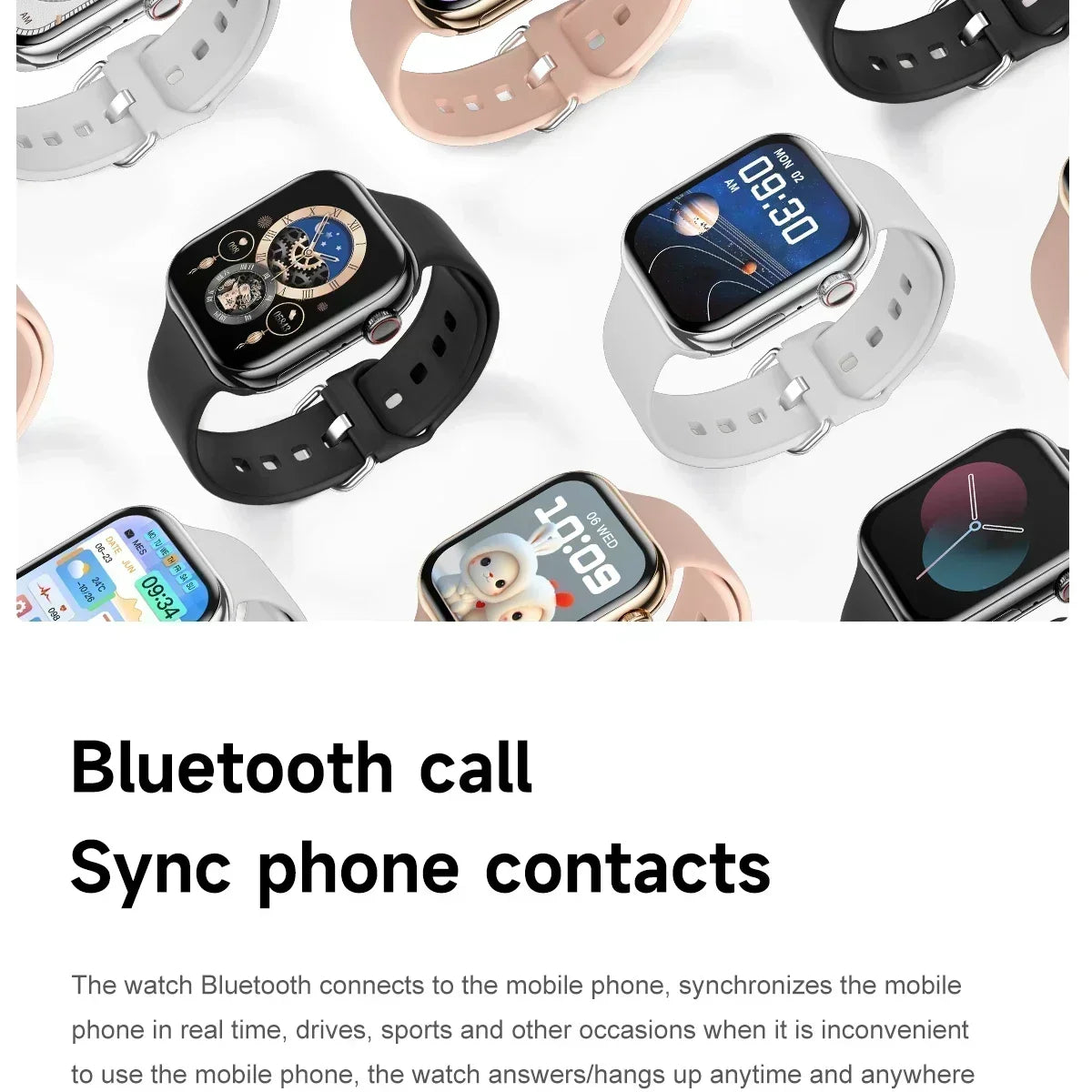 2025 Series 10 AquaLink GPS Smartwatch – NFC, Waterproof, for iPhone & Android