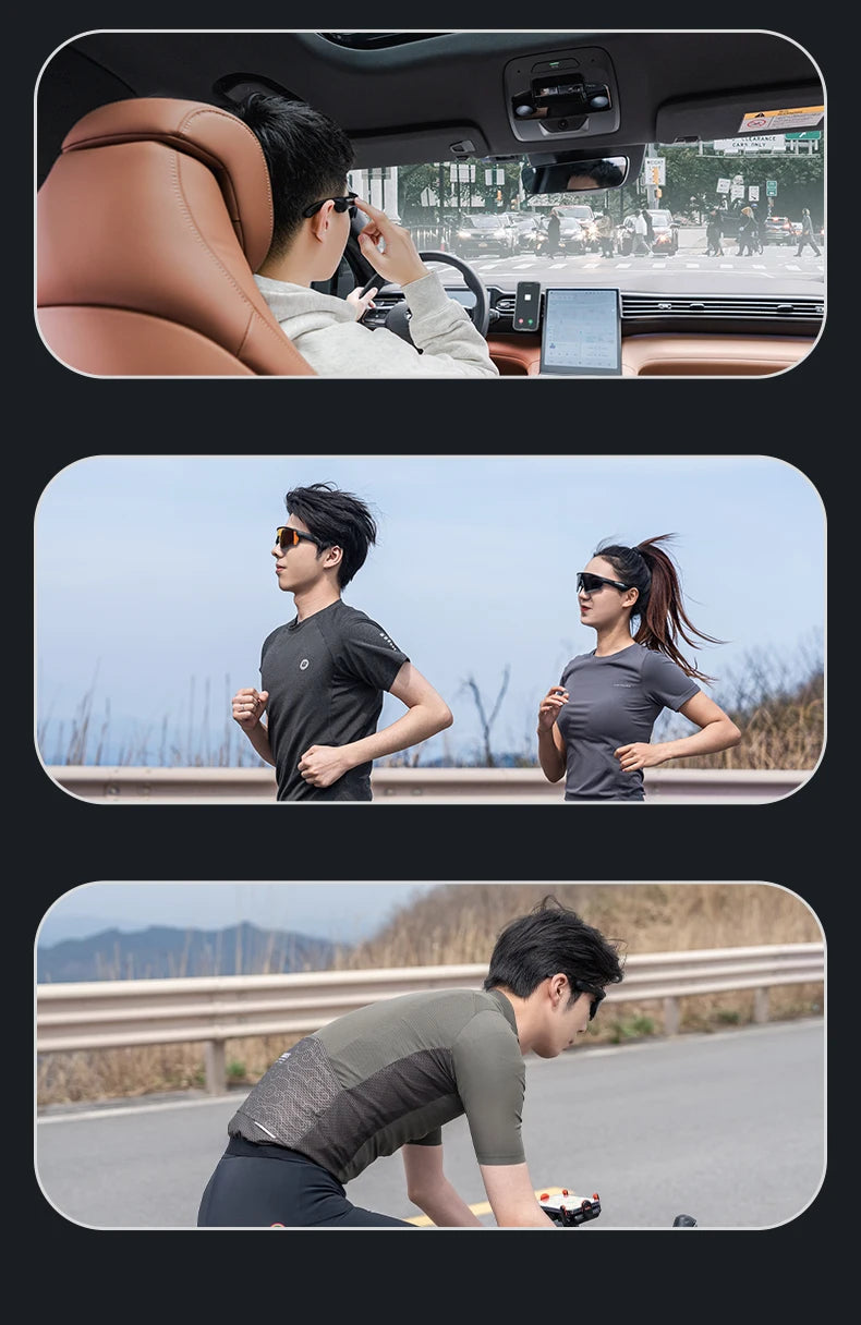 RideTune Pro – Bluetooth Cycling Sunglasses with Polarised UV400 Lenses