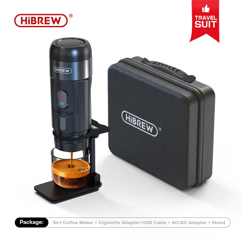 BrewGo Elite – Portable Espresso Maker for Car & Home