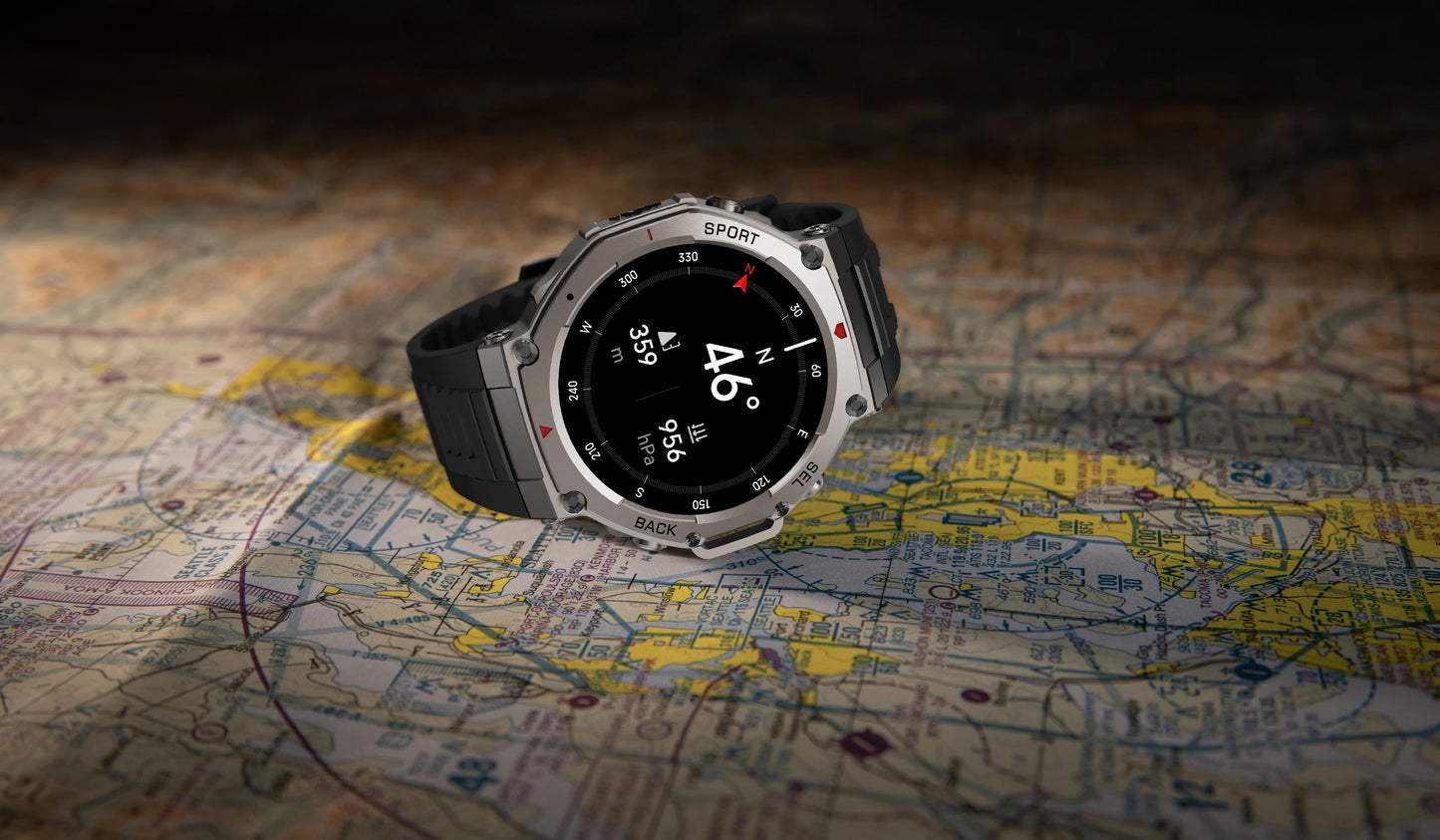 IronPeak Ultra GPS Watch – Military-Style, Dual-Band GNSS, 5 ATM