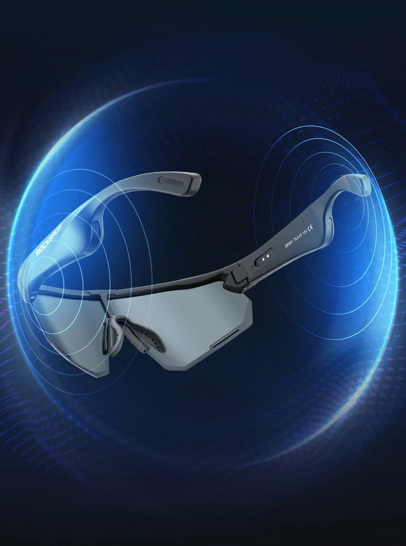 RideTune Pro – Bluetooth Cycling Sunglasses with Polarised UV400 Lenses