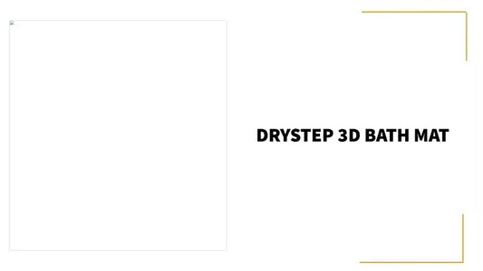 DryStep 3D Bath Mat by@Outfy