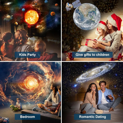 AuroraBeam Galaxy Projector – Bluetooth & Timer