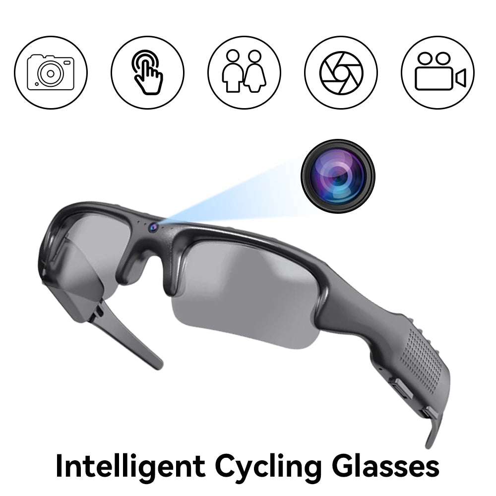 RideCam Vision Pro – Smart WiFi Sports Glasses with 1080P Camera
