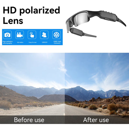 RideCam Vision Pro – Smart WiFi Sports Glasses with 1080P Camera