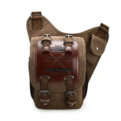 VintageRider Canvas Crossbody Bag