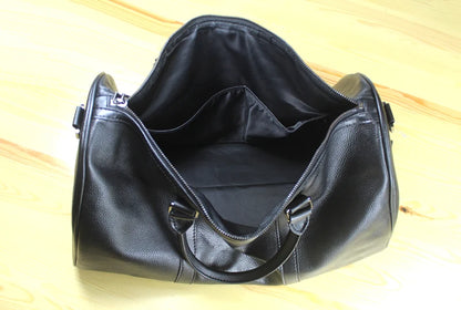 VintageTravel Leather Duffle Bag