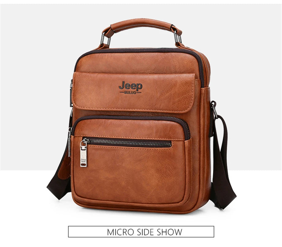 ExecutivePro Leather Crossbody Bag