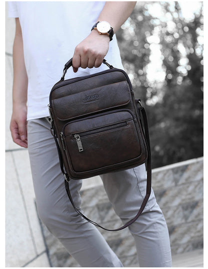 ExecutivePro Leather Crossbody Bag
