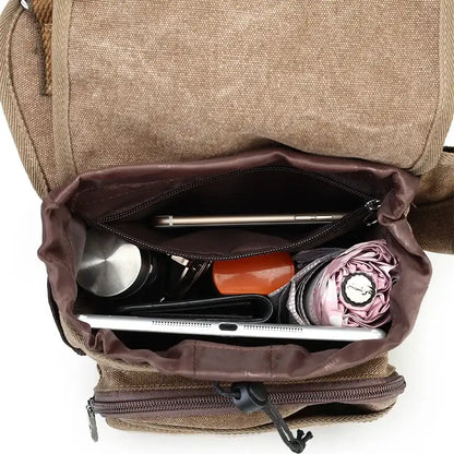 VintageRider Canvas Crossbody Bag