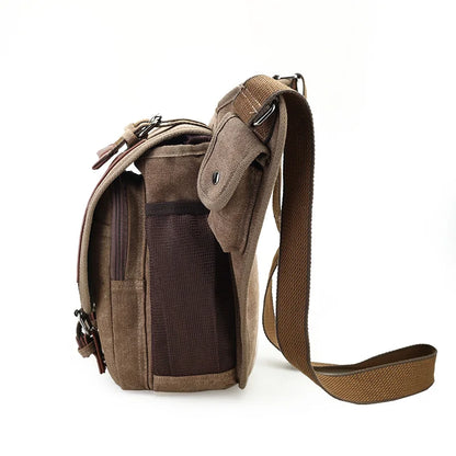 VintageRider Canvas Crossbody Bag