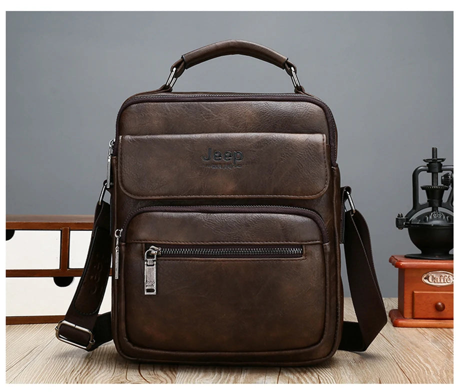 ExecutivePro Leather Crossbody Bag