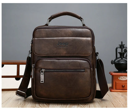 ExecutivePro Leather Crossbody Bag