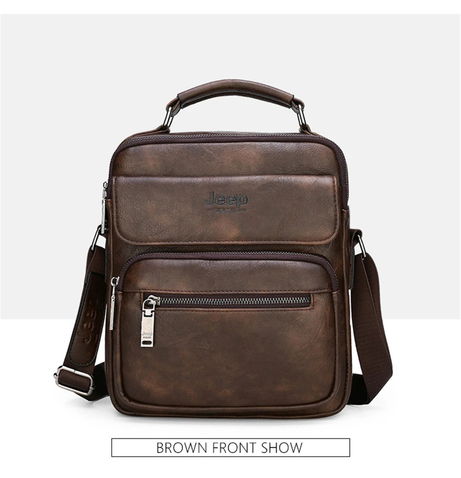 ExecutivePro Leather Crossbody Bag