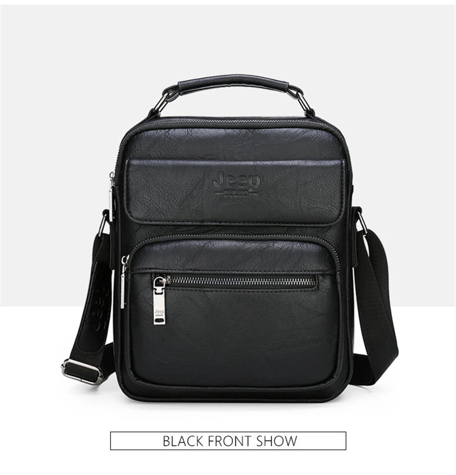 ExecutivePro Leather Crossbody Bag