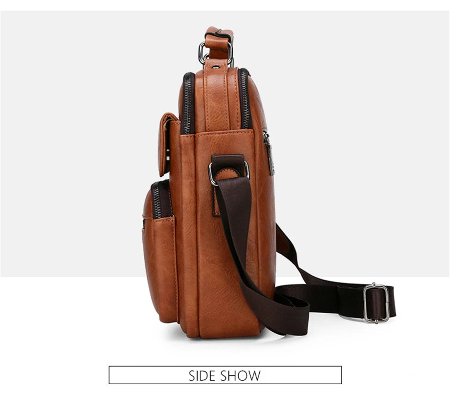 ExecutivePro Leather Crossbody Bag
