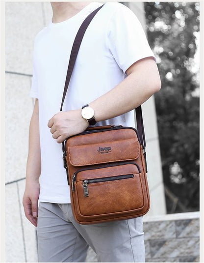 ExecutivePro Leather Crossbody Bag