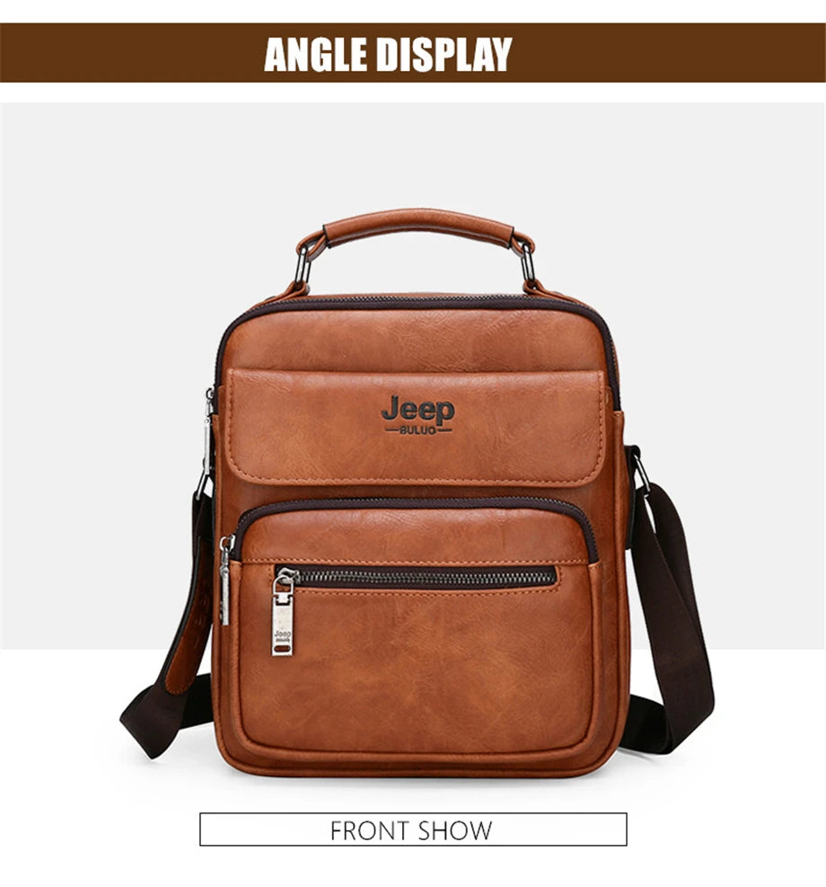 ExecutivePro Leather Crossbody Bag