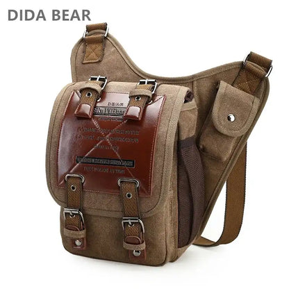VintageRider Canvas Crossbody Bag