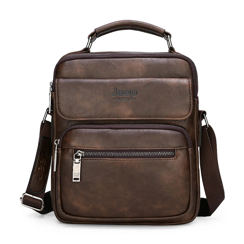 ExecutivePro Leather Crossbody Bag