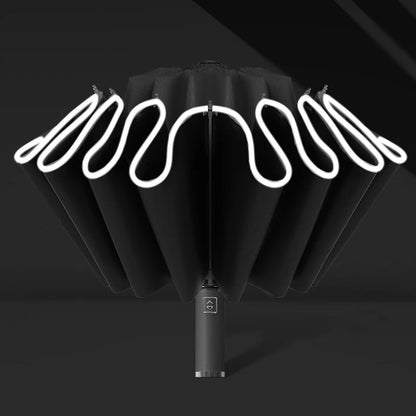 StormGuard – Auto-Fold Windproof Umbrella with 12-Rib Reverse Design