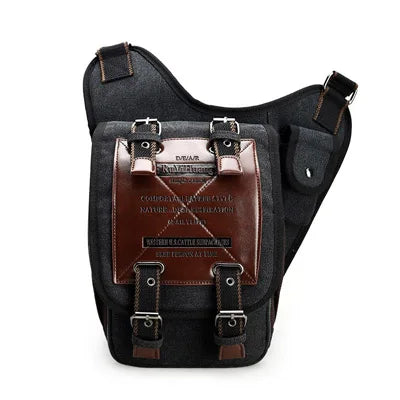 VintageRider Canvas Crossbody Bag