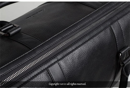 VintageTravel Leather Duffle Bag