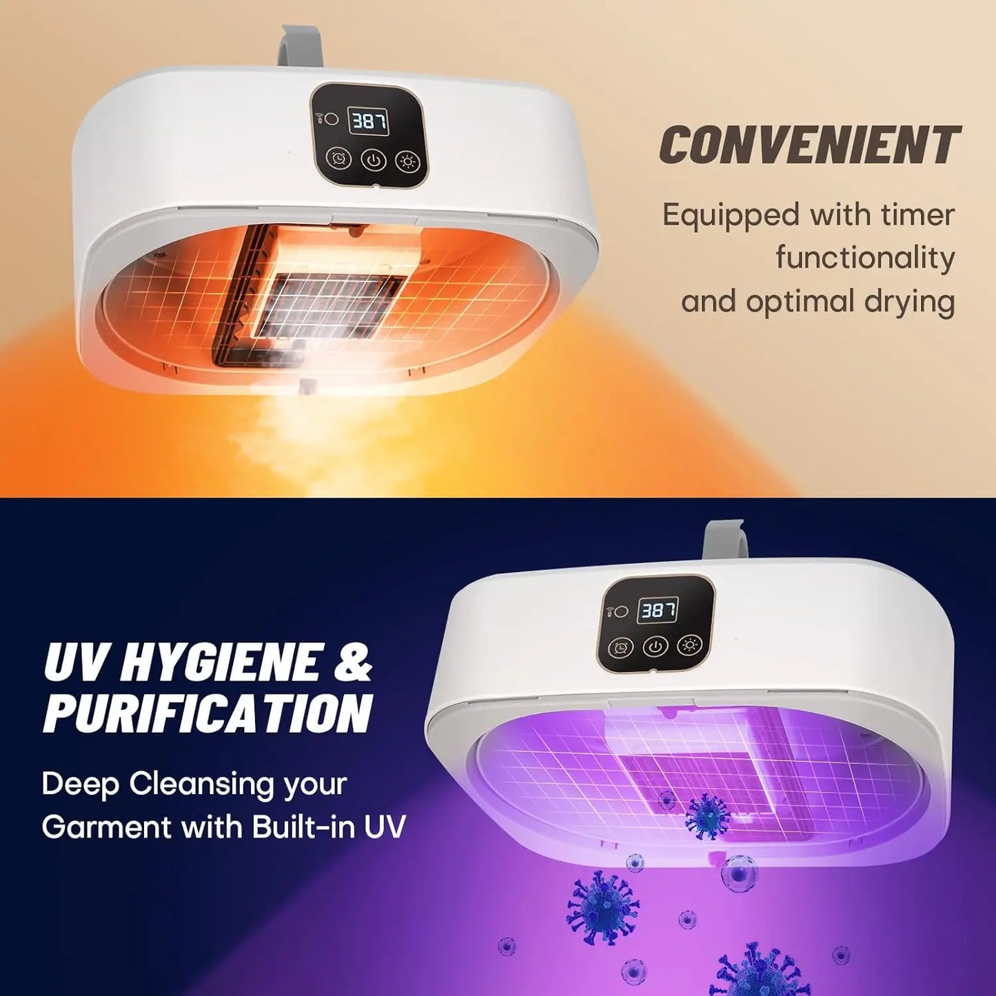 AirHushTravel-Ready Laundry Dryer
