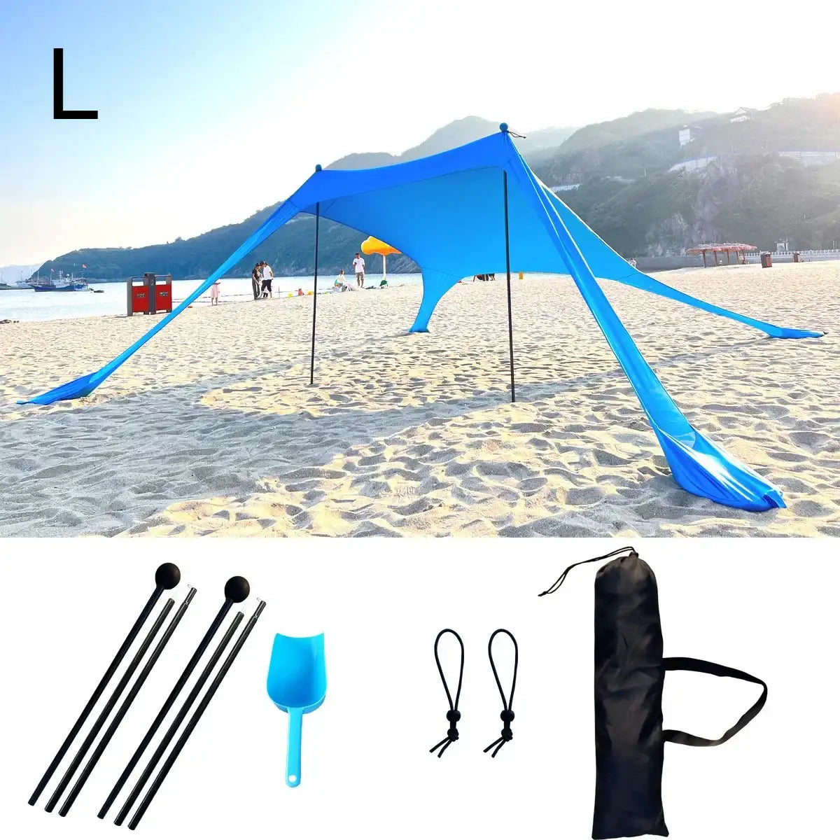 SunShield Pro – UV Protection Beach Tent