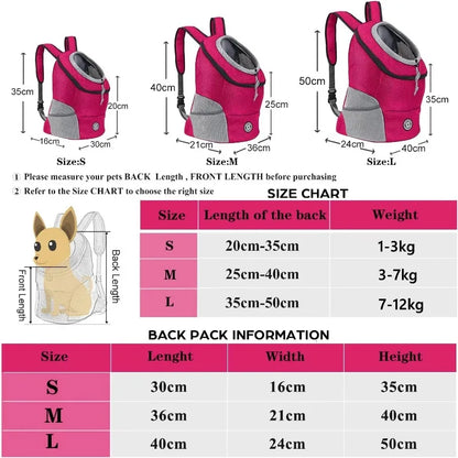 PawCarry Pro – Breathable Pet Backpack Carrier
