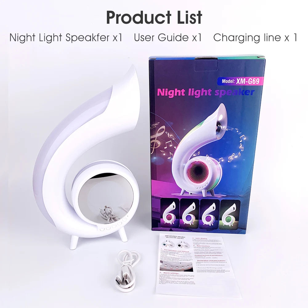 GlowSync 360 – Intelligent Mirror Speaker System