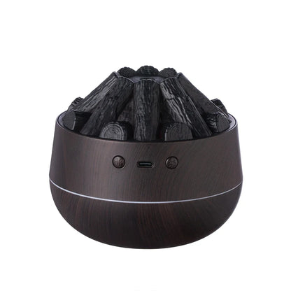 LumiBreeze Pro – Charcoal-Effect Aroma Humidifier