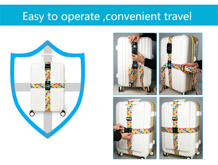 SecureTravel TSA Luggage Straps