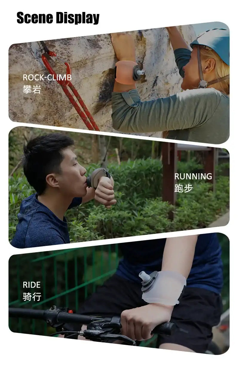 WristHydrate Sports Bottle – Marathon & Trail Ready