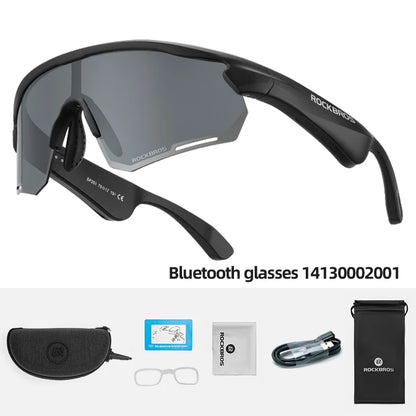 RideTune Pro – Bluetooth Cycling Sunglasses with Polarised UV400 Lenses