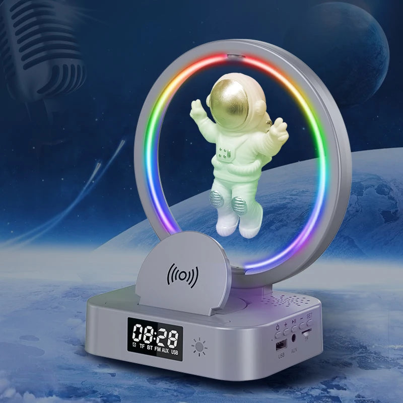 AstroBeat Glow – Floating Astronaut Bluetooth Speaker
