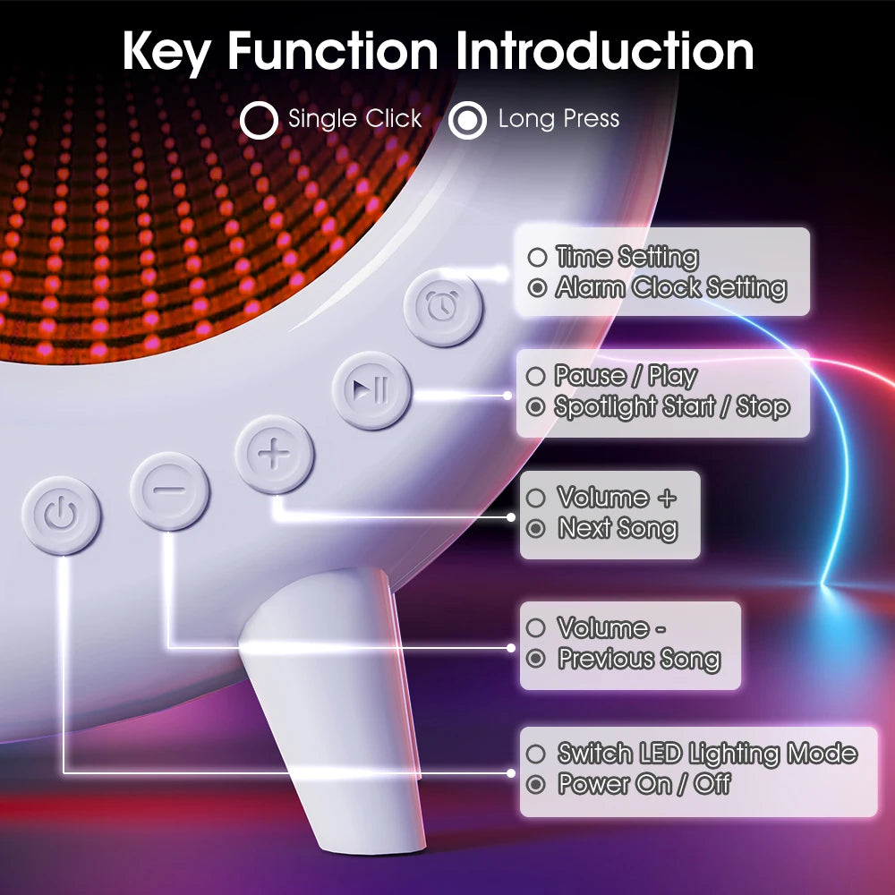 GlowSync 360 – Intelligent Mirror Speaker System
