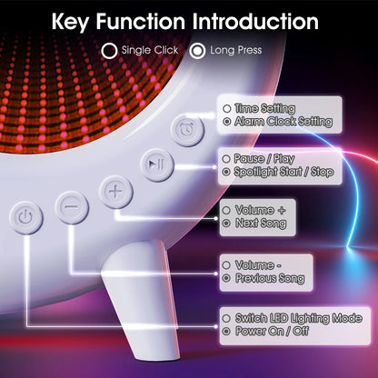 GlowSync 360 – Intelligent Mirror Speaker System