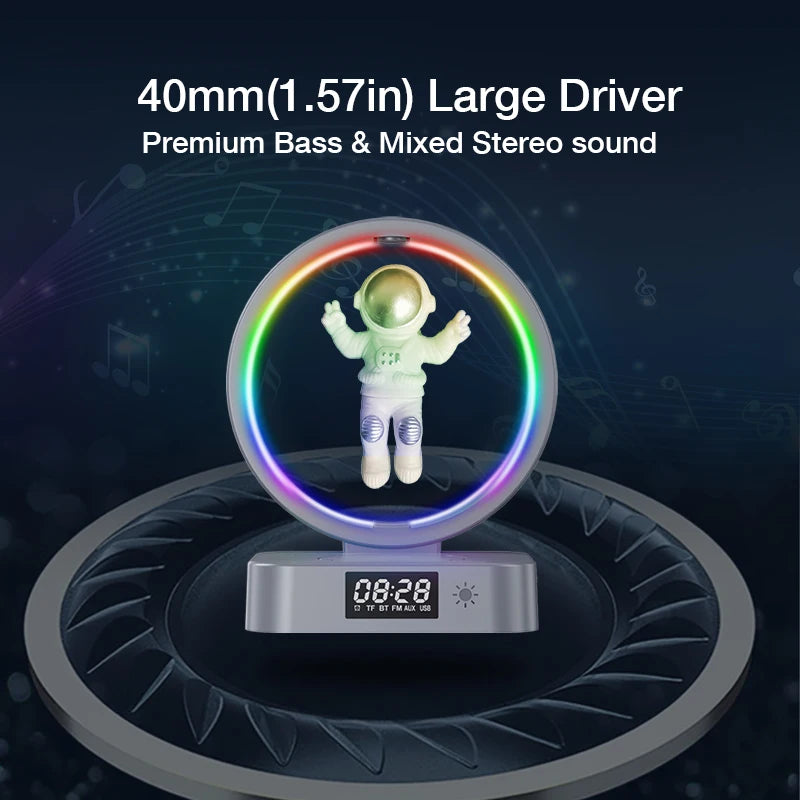 AstroBeat Glow – Floating Astronaut Bluetooth Speaker