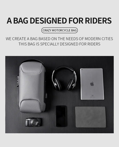 CityShield Luxury Crossbody – Multifunction Chest Bag with USB Port