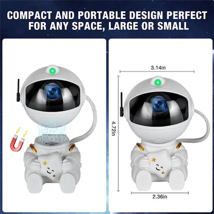 Astronaut Galaxy Star Projector – Nebula LED Night Light