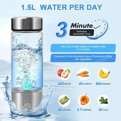 HydroBoost Pro – Hydrogen Water Bottle