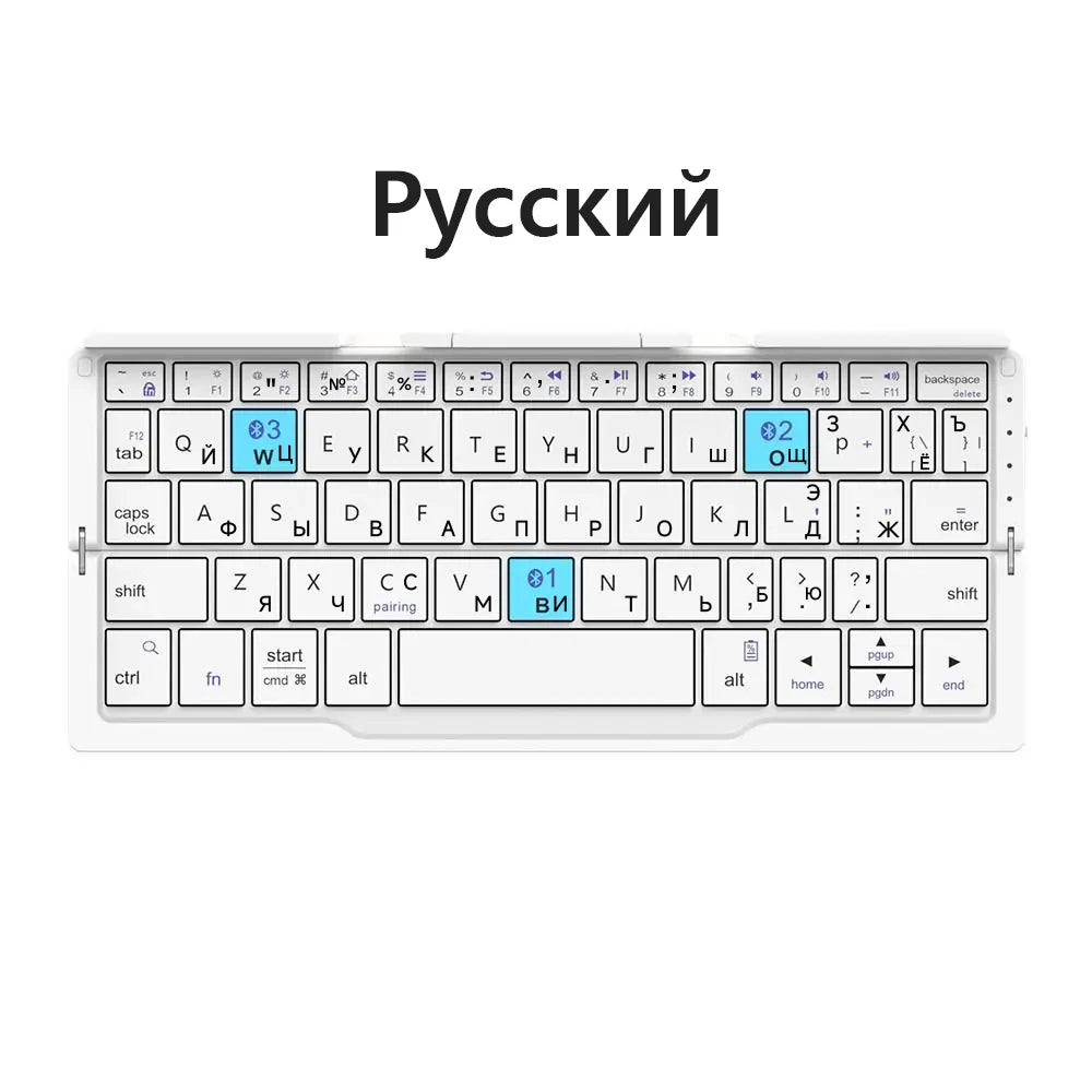 FlexiType Go – Foldable Mini Keyboard for Tablets, Phones & Laptops