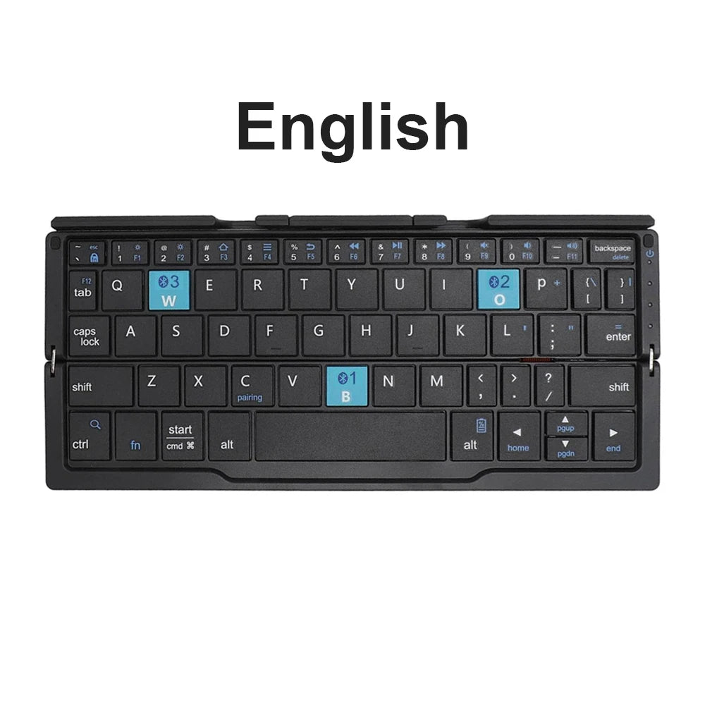 FlexiType Go – Foldable Mini Keyboard for Tablets, Phones & Laptops