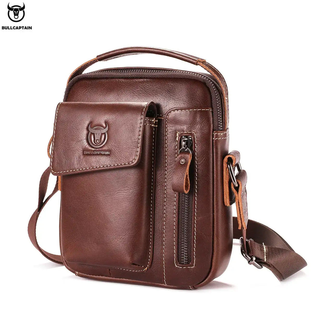UrbanCarry Leather Messenger Bag
