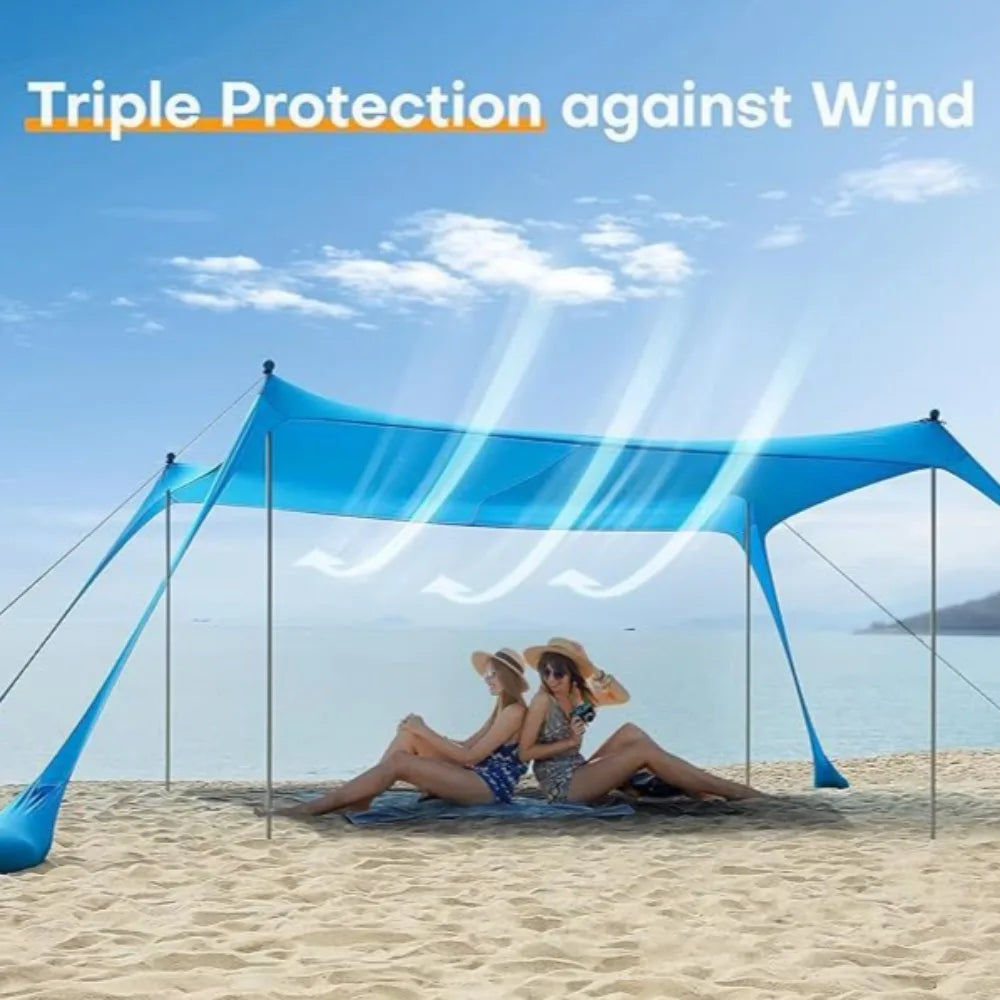 SunShield Pro – UV Protection Beach Tent