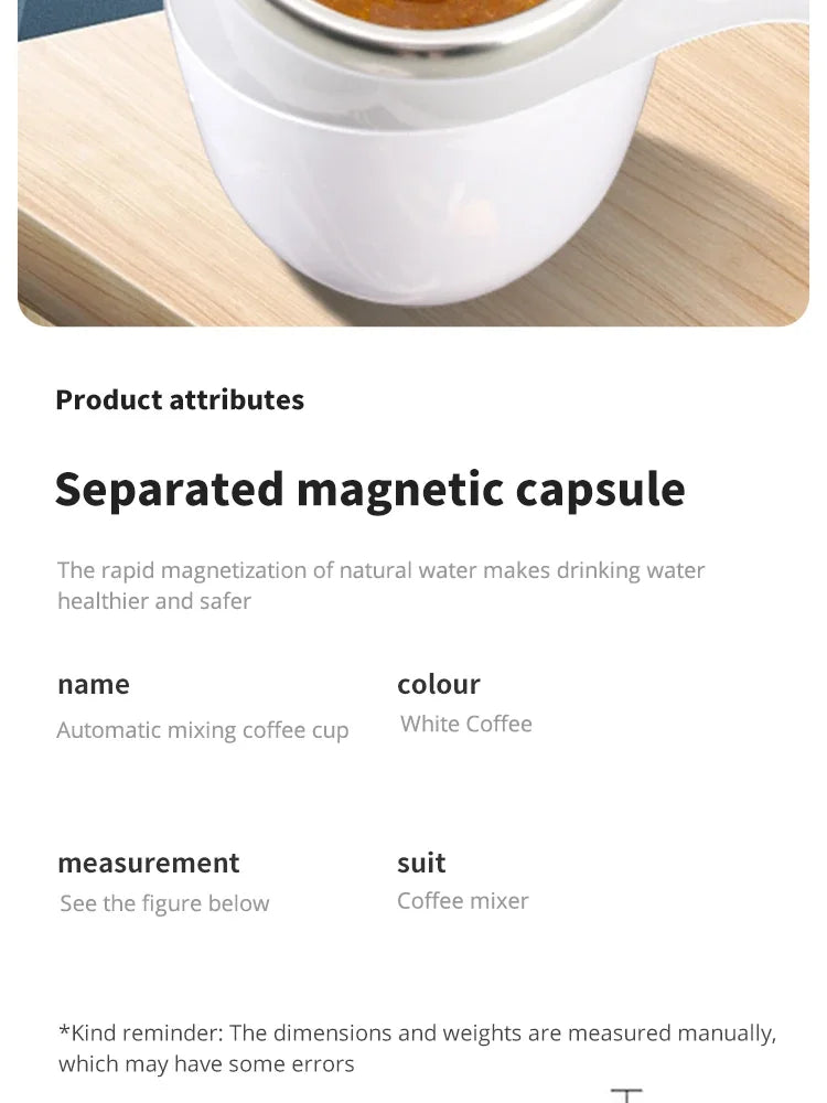 MagneticMix Pro – Self-Stirring Mug