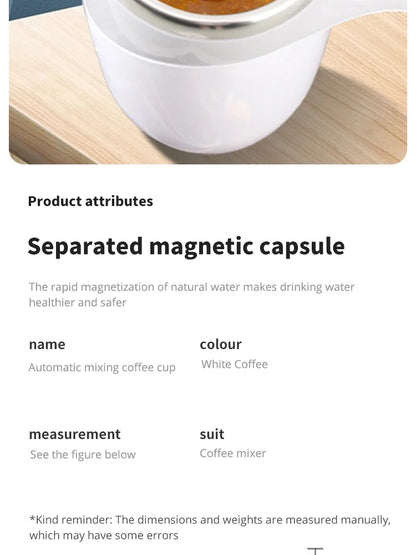 MagneticMix Pro – Self-Stirring Mug