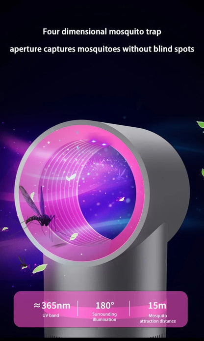NightGuard Mute Mosquito Lamp – USB-Powered Insect Catcher